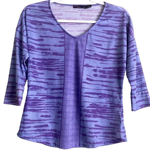 prAna Aleah Top-Semi Sheer-Lightweight-Color:Purple-XS‎ Women-EUC - Picture 1 of 4
